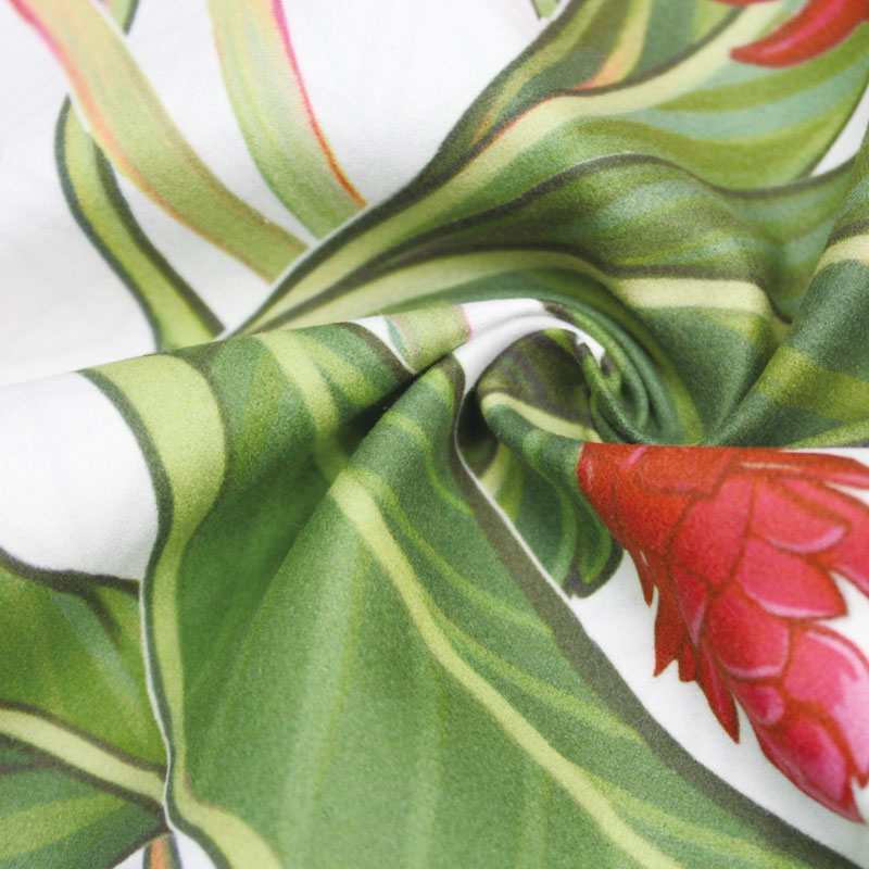 全棉数码印花植物图案个性化定制沙滩巾